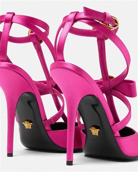 versace fuchsia heels